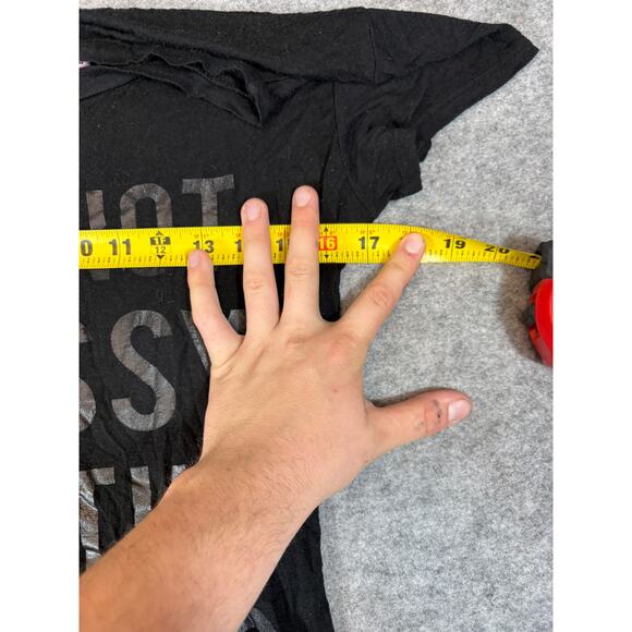 I'm Not Bossy I’m The Boss Shirt Women Medium Black Miss Popular Tee Goth Grunge - Picture 2 of 5